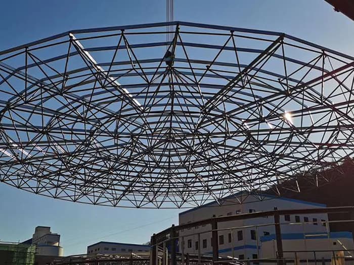 广州螺栓球网架工程施工现场